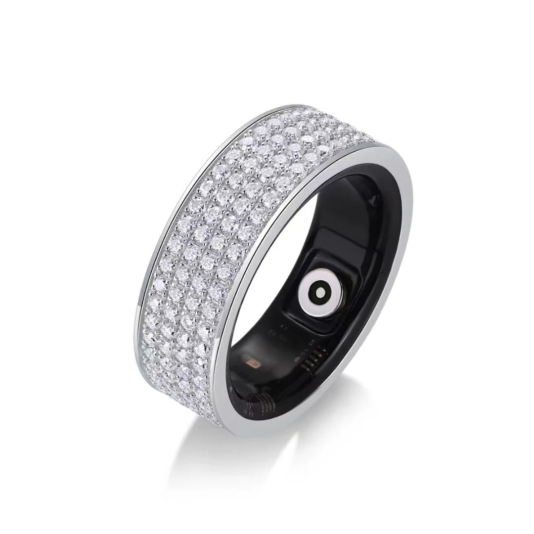 Moissanite Smart Ring